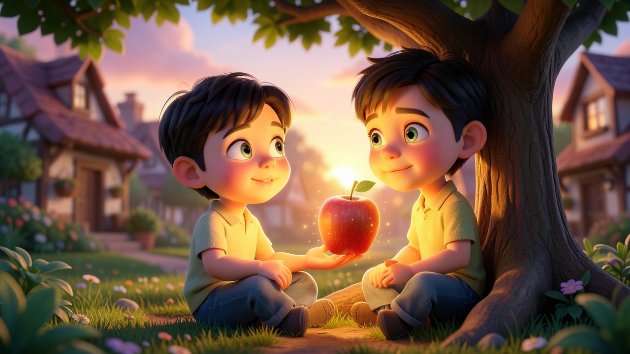 Histoires pour les petits : La Pomme qui chantait