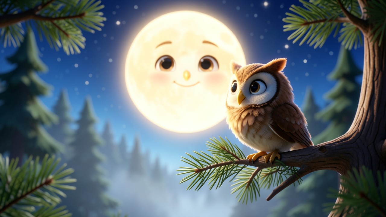 Histoire rapide pour dormir : La lune qui chantait