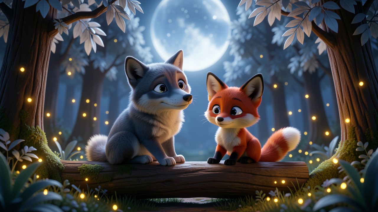 Histoire pour dodo : La chanson du loup doux