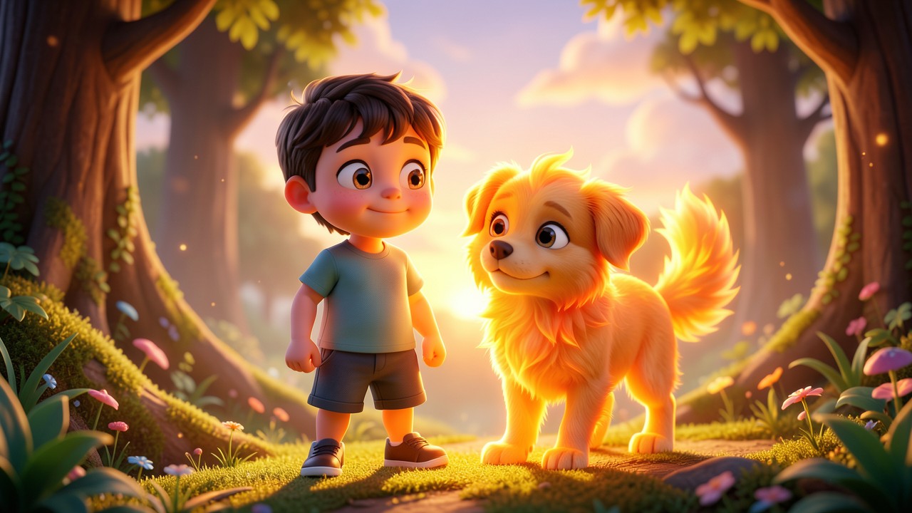 Conto de Andersen: O Menino e o Cão de Fogo