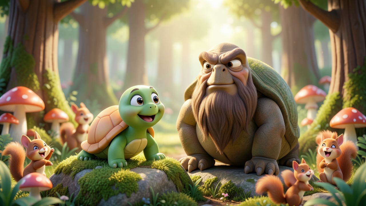 A Funny Small Story About a Tickle-Tongued Turtle