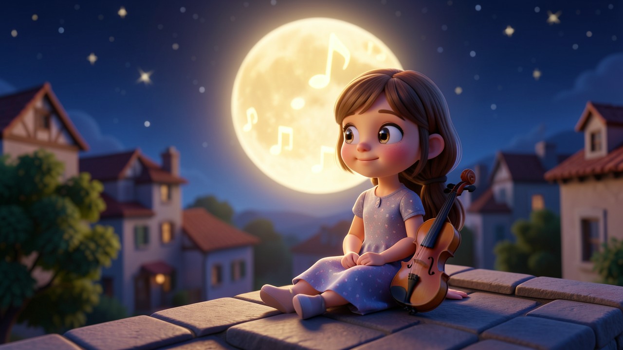 Histoire à lire le soir : La Lune qui chantait
