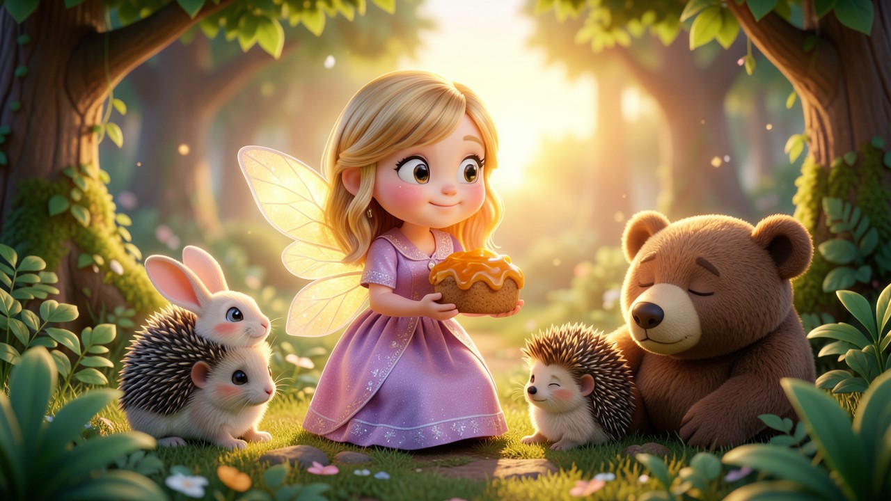 História Infantil Curta para Ler: A Lenda do Pão de Mel do Fada Lúcia