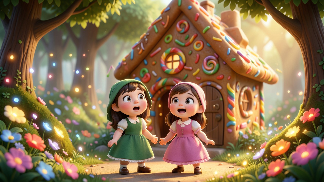 Fiaba di Hansel e Gretel: La Casa di Caramelle