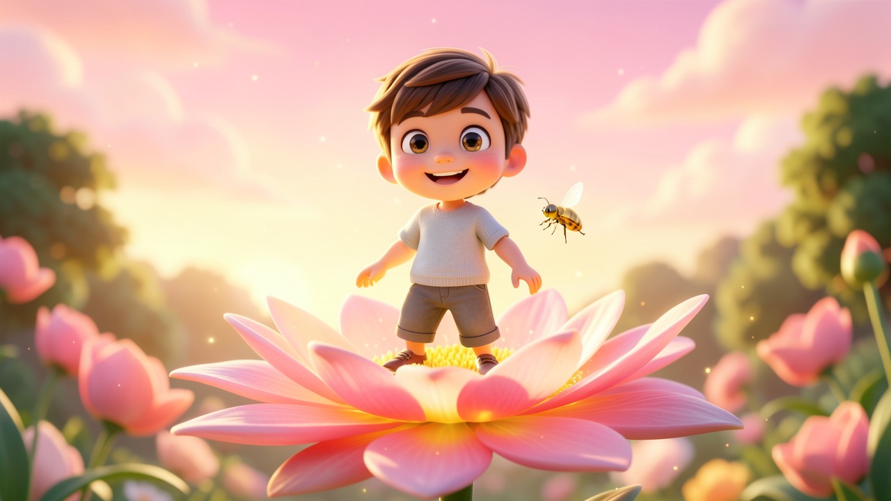 Ein märchen kinder mit dem fliegenden Käfer