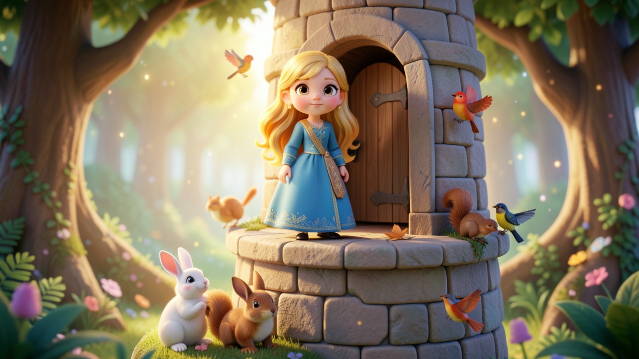 Contos da Rapunzel: A Menina do Cabelo de Ouro