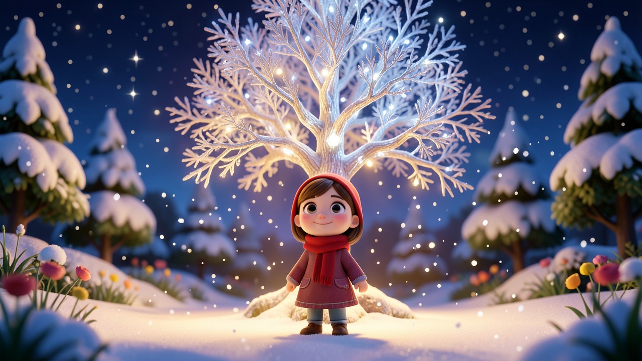 A Childrens Christmas Story: The Snowflake Tree