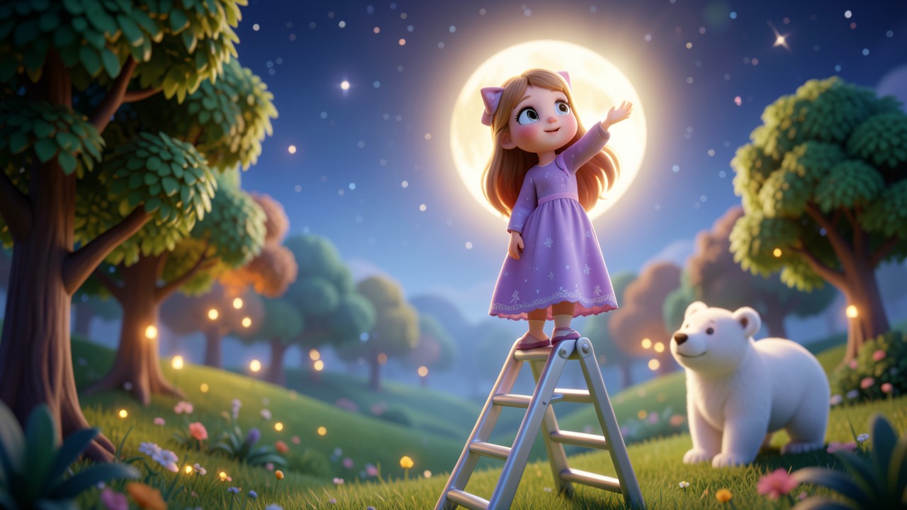 Histoire pour dormir 8 ans : La Lune qui chantait