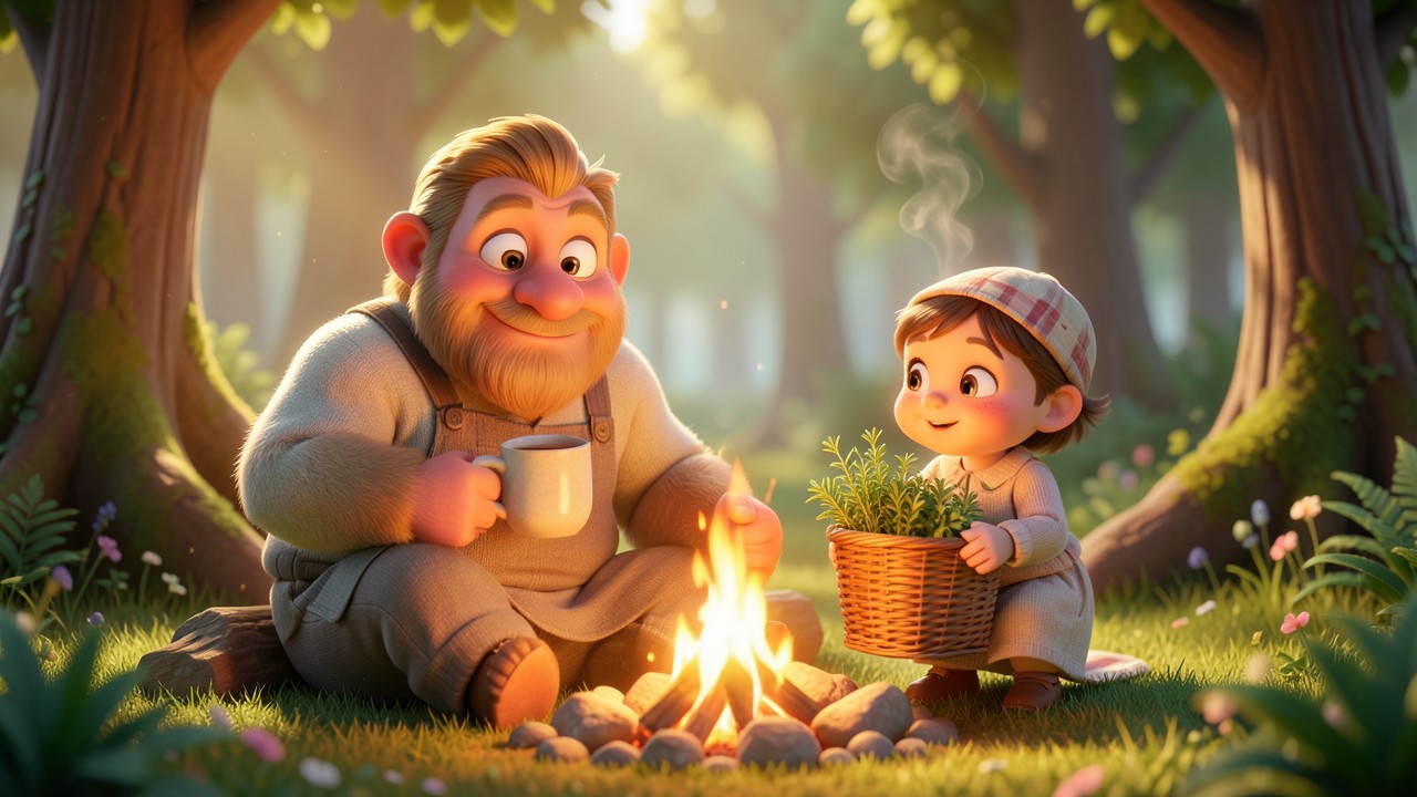 The Fairy Tale Giant and the Little Baker