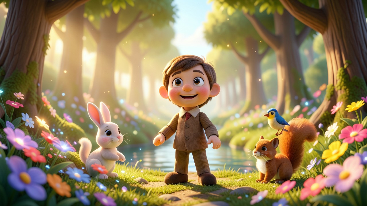 Inicio del cuento de Pinocho: El secreto del bosque encantado