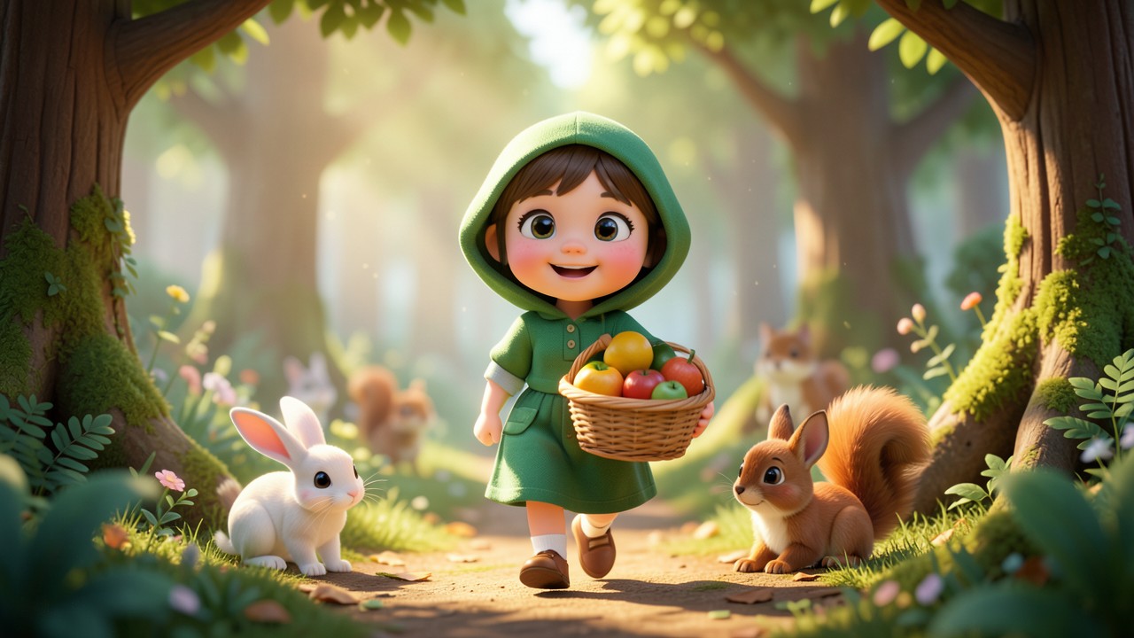 Histoire enfant 4 ans : Le Petit Chaperon Vert