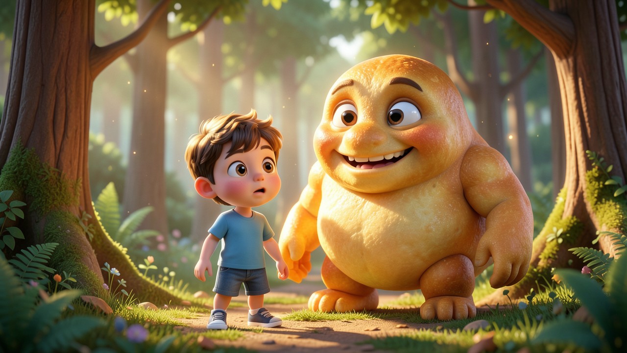 Uma História Infantil Sobre o Menino e o Monstro de Pão