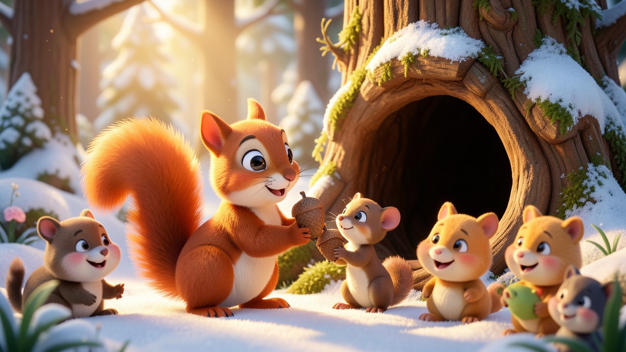 The Squirrel Who Kept All the Acorns
