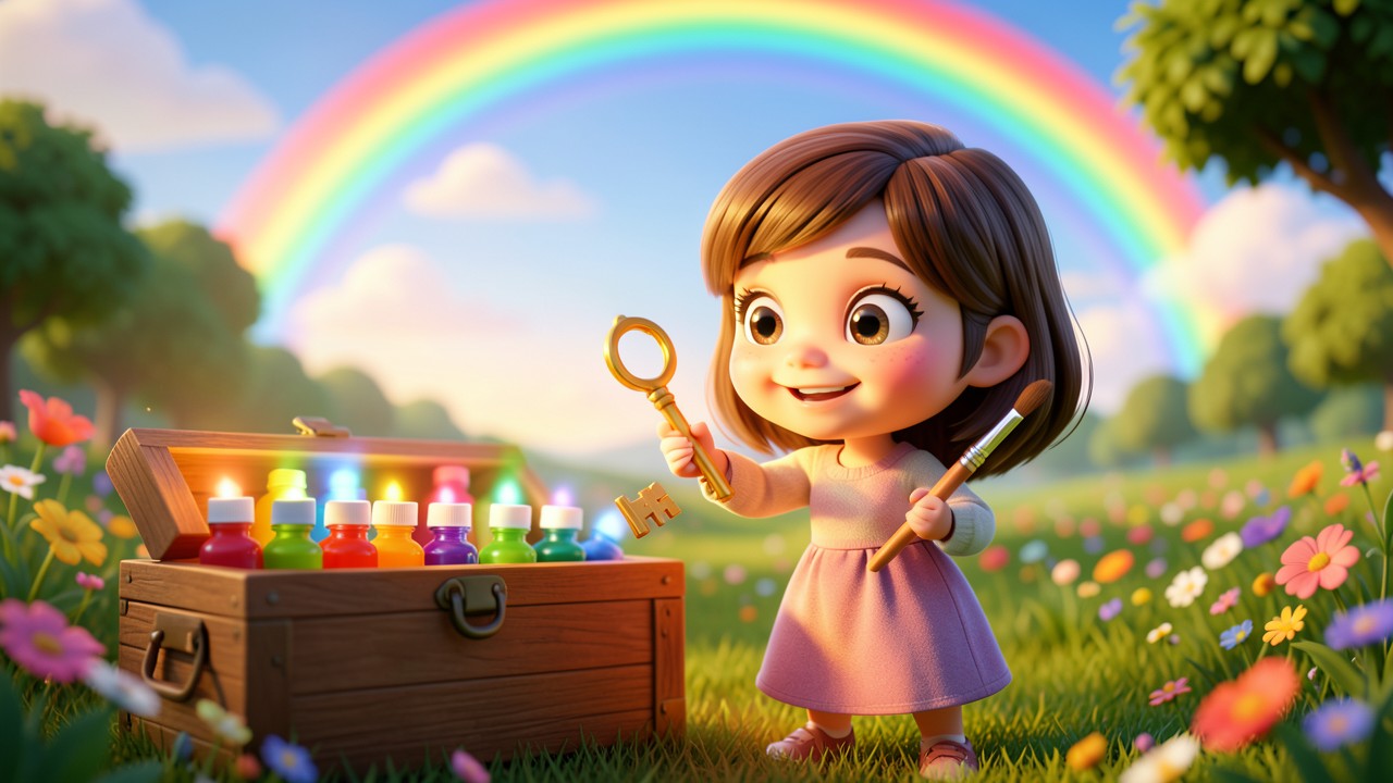 Cuentos literarios cortos: La caja de colores de Lila