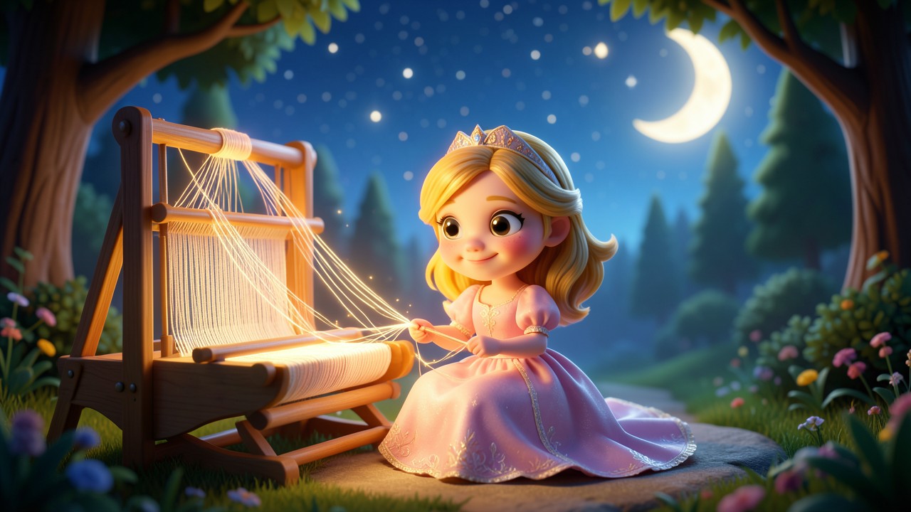 Short Princess Bedtime Stories: The Moonlight Weaver