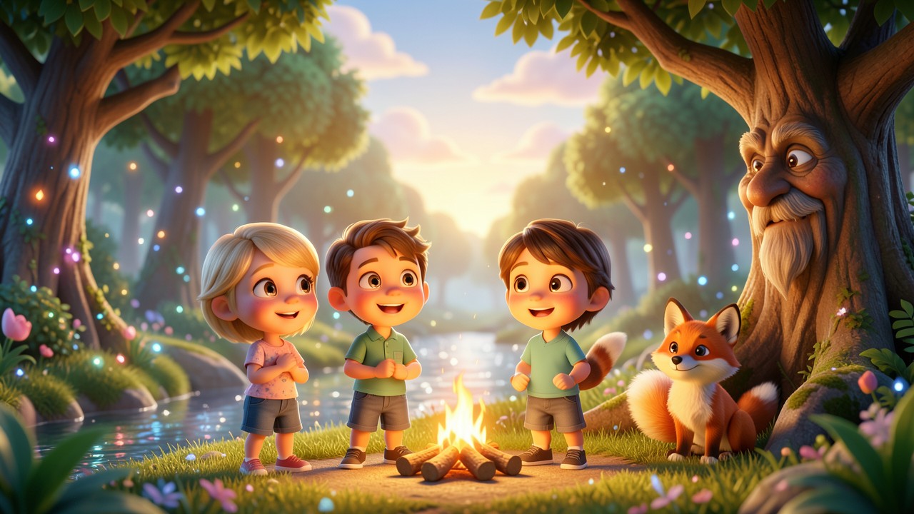 Racconti sui 4 elementi per bambini: La magica foresta di Lume