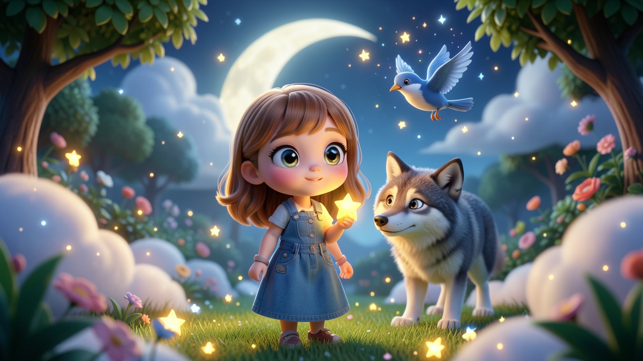 Une histoire pour les enfants de la lune et des étoiles