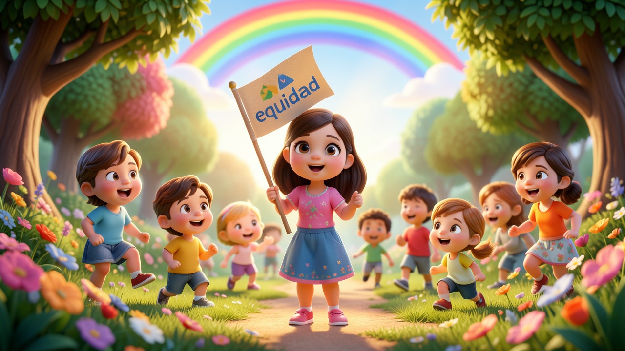 Cuento de equidad de genero corto: El reino de los colores