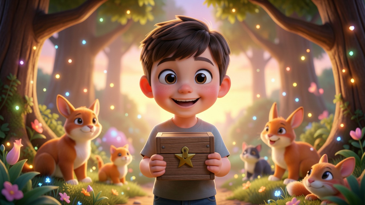 Un cuento de fantasía sobre la cajita de sonrisas