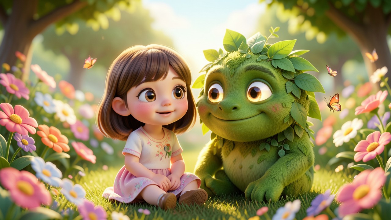 Exemplo de Conto Curto: A Menina e o Monstro do Jardim