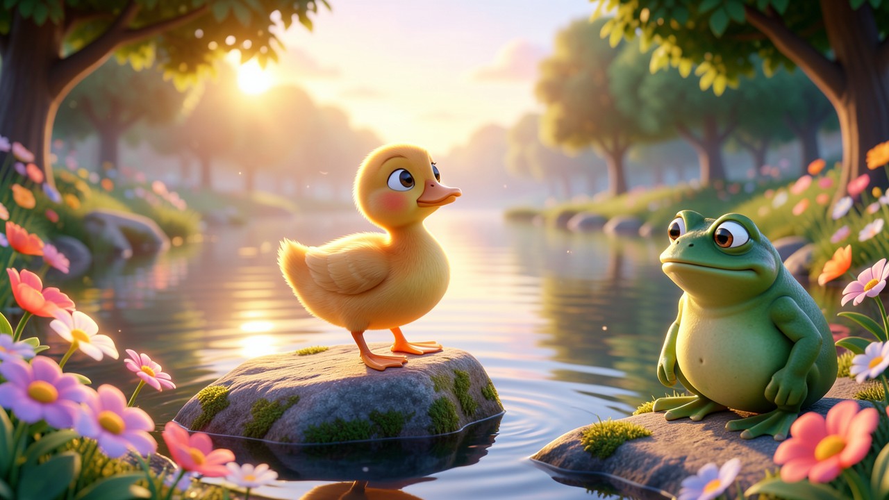 Historias de Contos de Fadas: O Pato que Aprendeu a Dançar