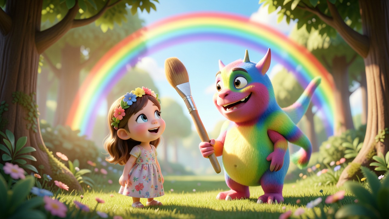 Historinha das Cores e o Monstro do Arco-Íris