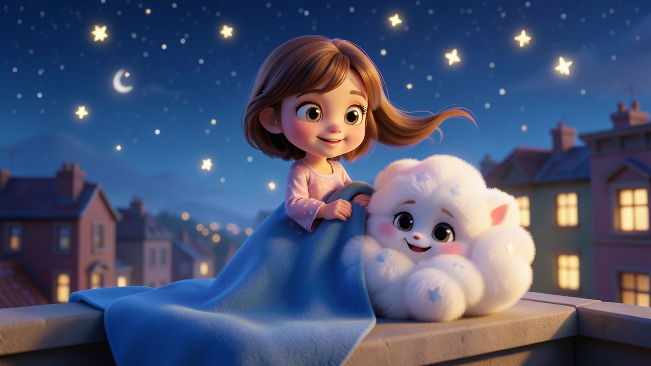 História curta para dormir: A Menina e o Monstro das Nuvens