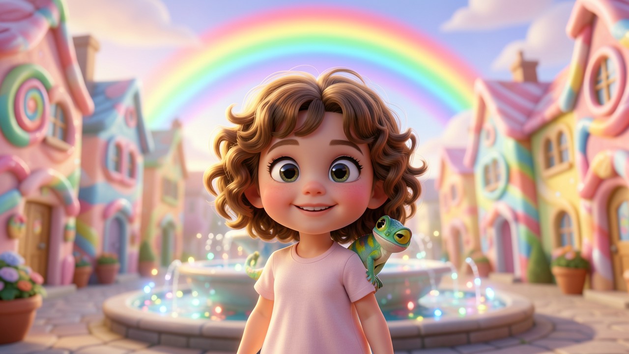 Storie semplici per bambini: La Città di Sogni Colorati