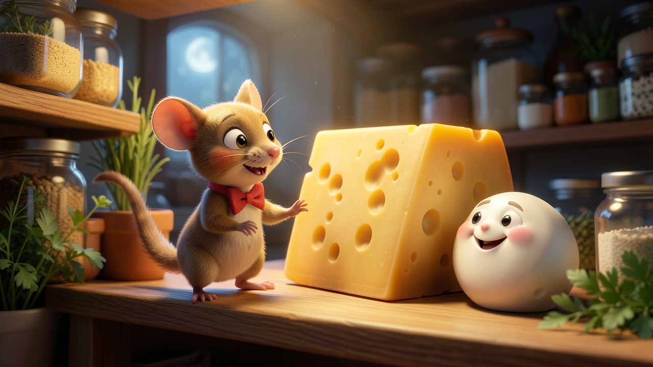 Breve racconto buffo: Il topo che parlava ai formaggi