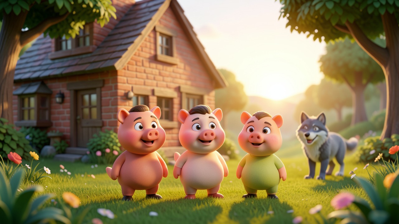 The Three Little Pigs Story Short