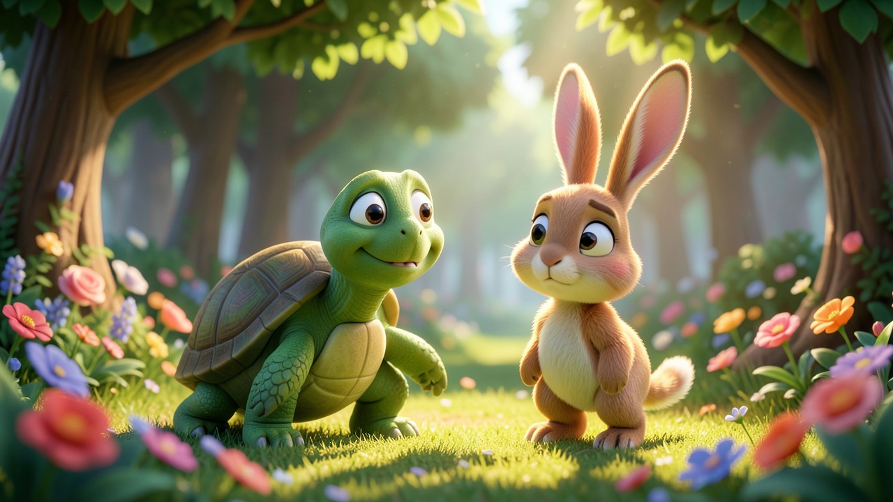 El cuento de la tortuga y la liebre: una carrera con sentido