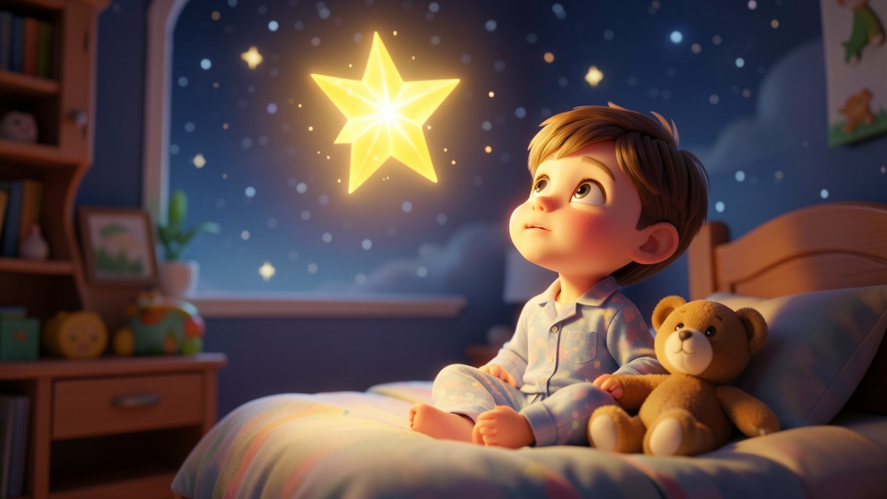 Cuentos cristianos para niños de 3 a 5 años: La estrella que brilló en la noche