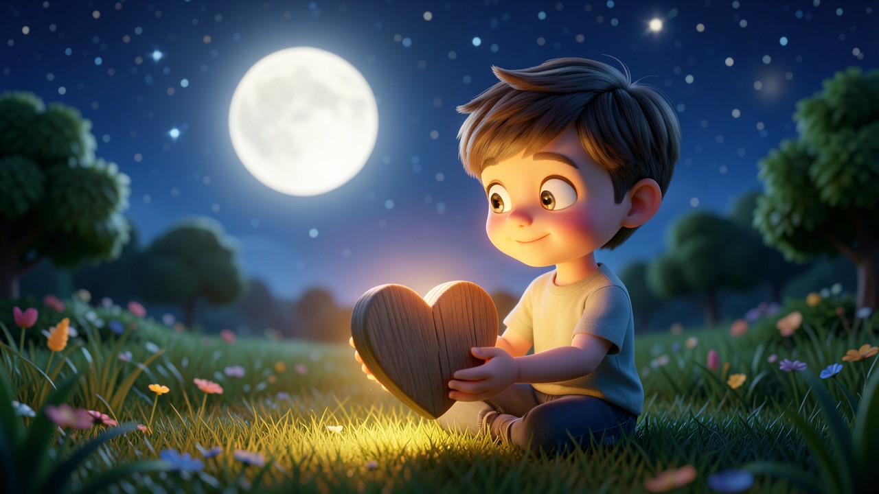 Favole della buonanotte da leggere: La luna e il cuore perduto