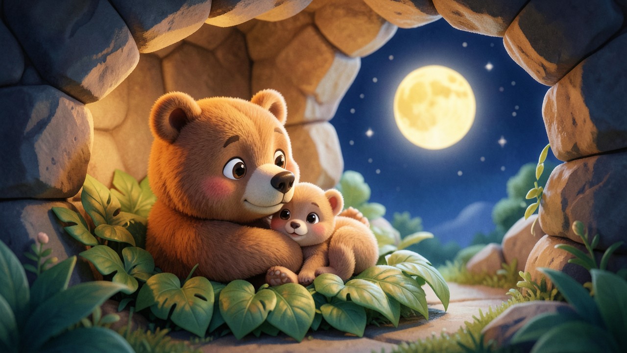 Histoire du soir enfant 2 ans : L'ours qui ne voulait pas dormir