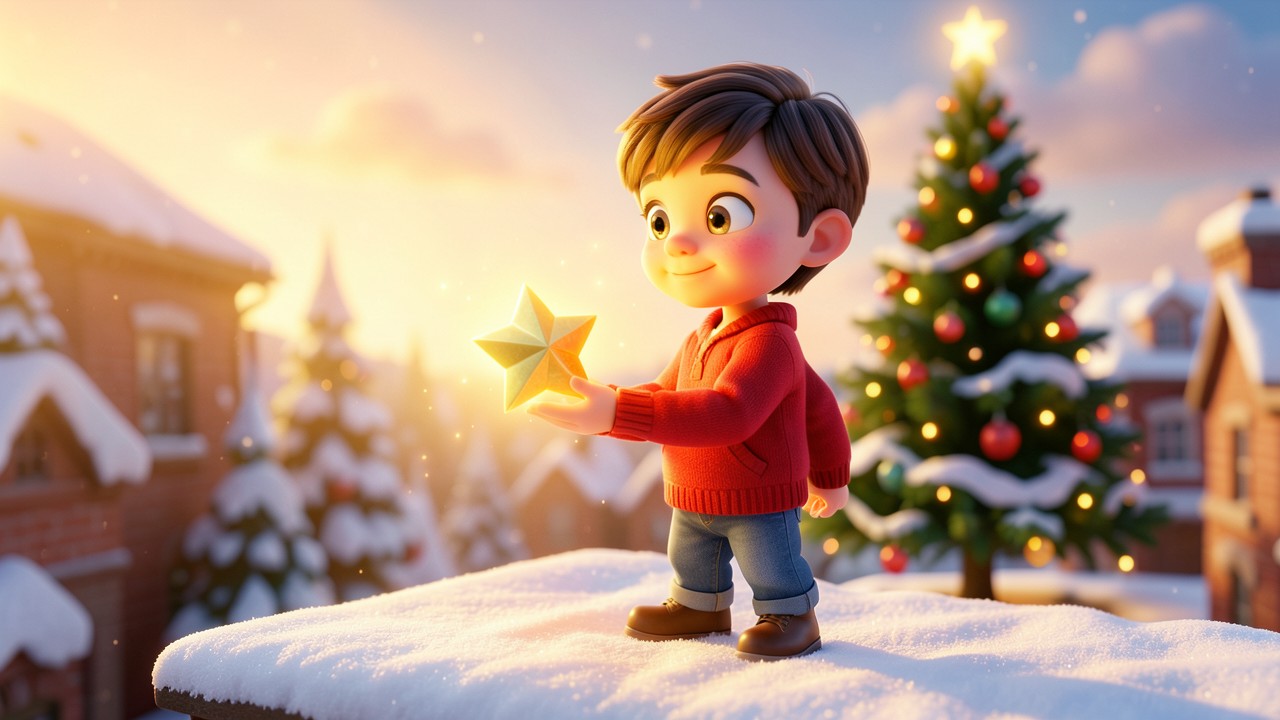Kurze besinnliche Weihnachtsgeschichten: Der Stern über dem Dach
