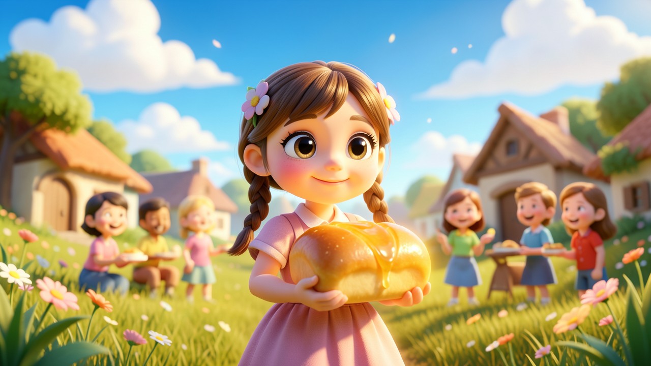 Pequenos Contos de Fadas: A Menina e o Pão de Mel do Sol