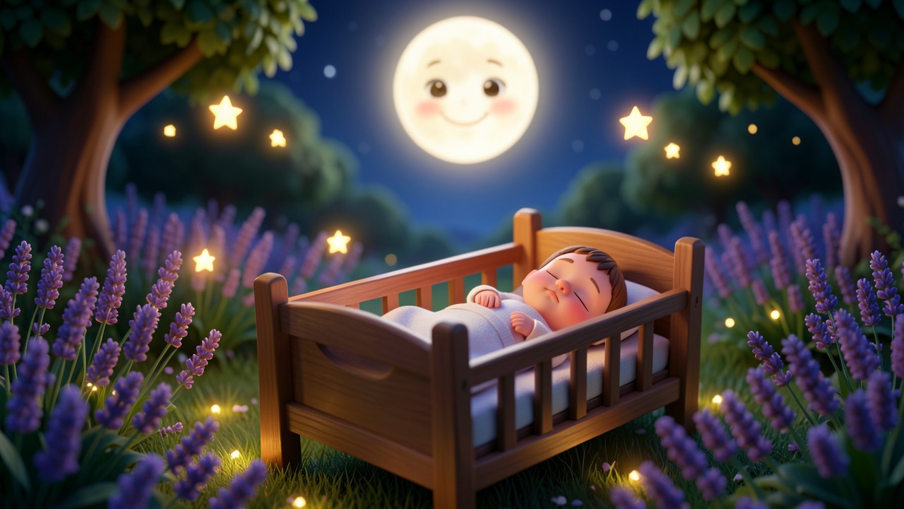 Favole della buonanotte per neonati: La Luna e il Bambino Addormentato