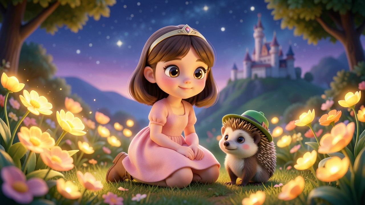 Histoire de princesse pour enfant : La princesse et les fleurs dorées