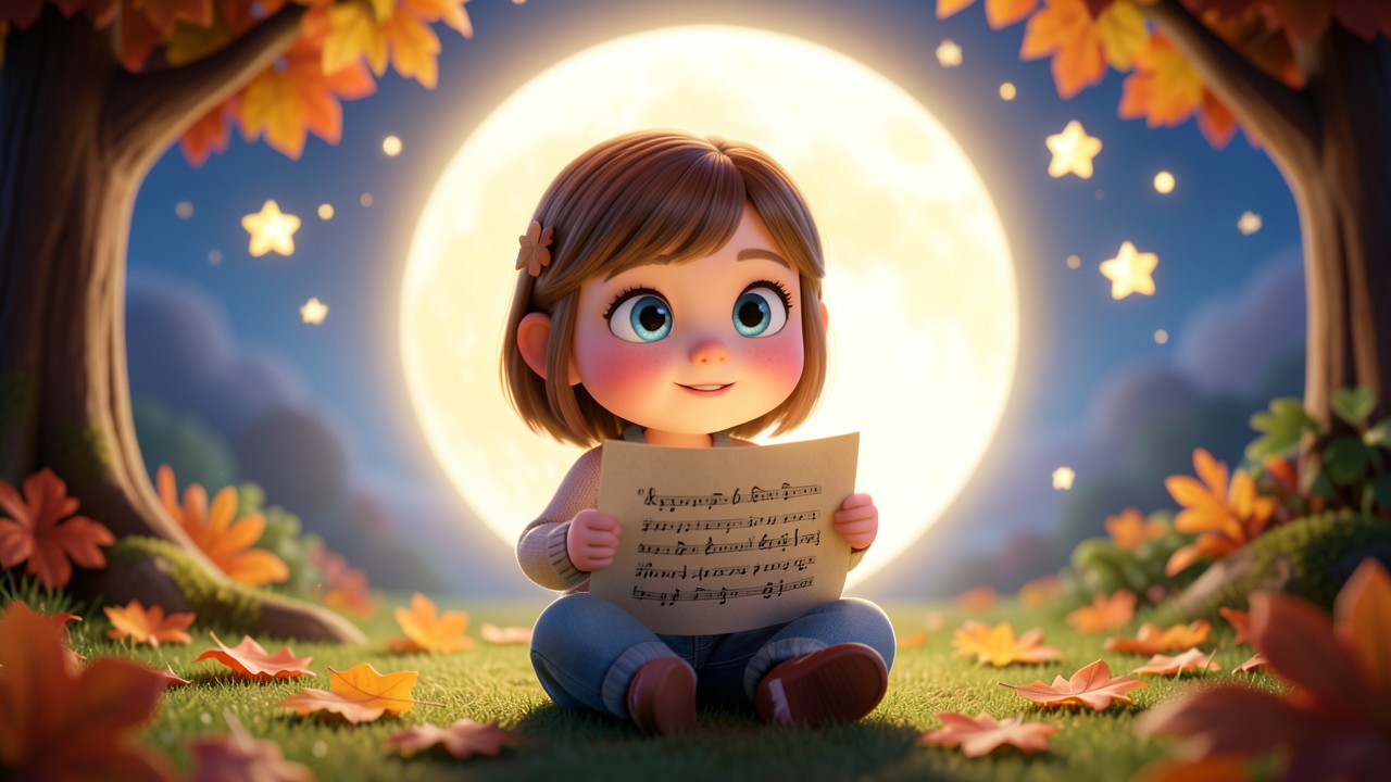 Kinder Gutenachtgeschichte: Der Mond und das verlorene Lied