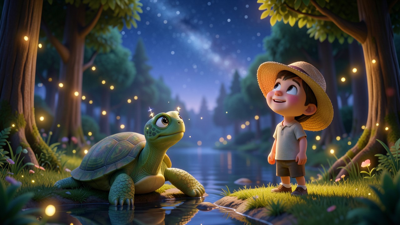 Cuentos de español lecturas: La tortuga con los ojos de estrellas