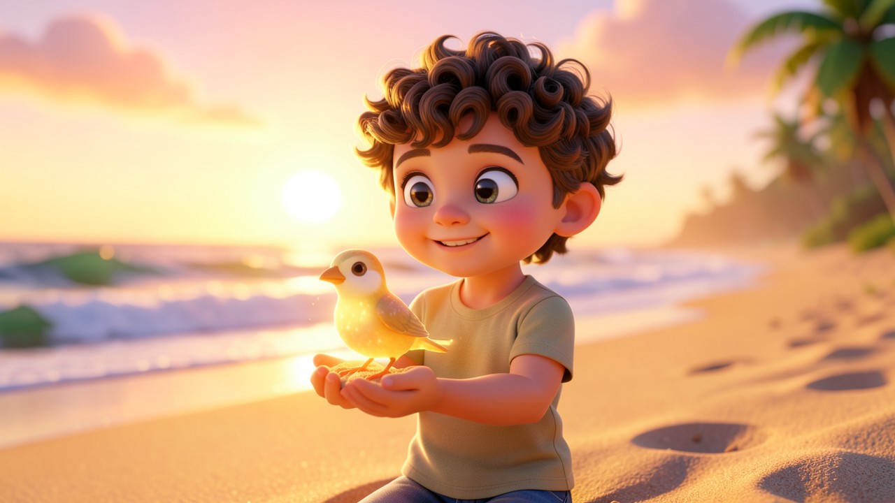 Uma Fábula Pequena Sobre o Menino e o Pássaro de Areia