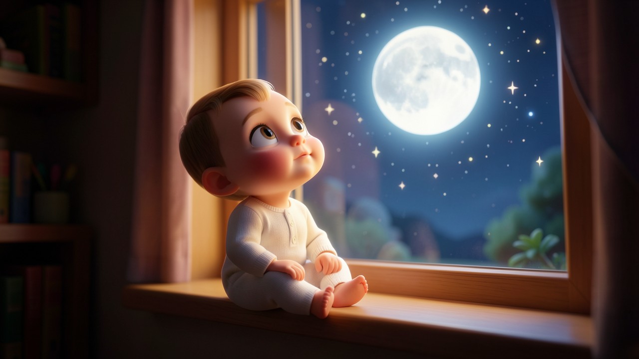 Infant Stories to Read: The Moon's Little Helper