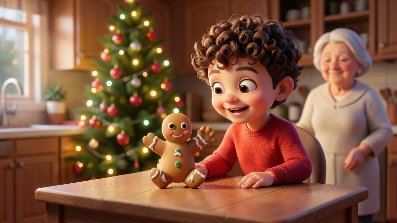 História de Natal Infantil Curta: A Criança e o Pão de Mel