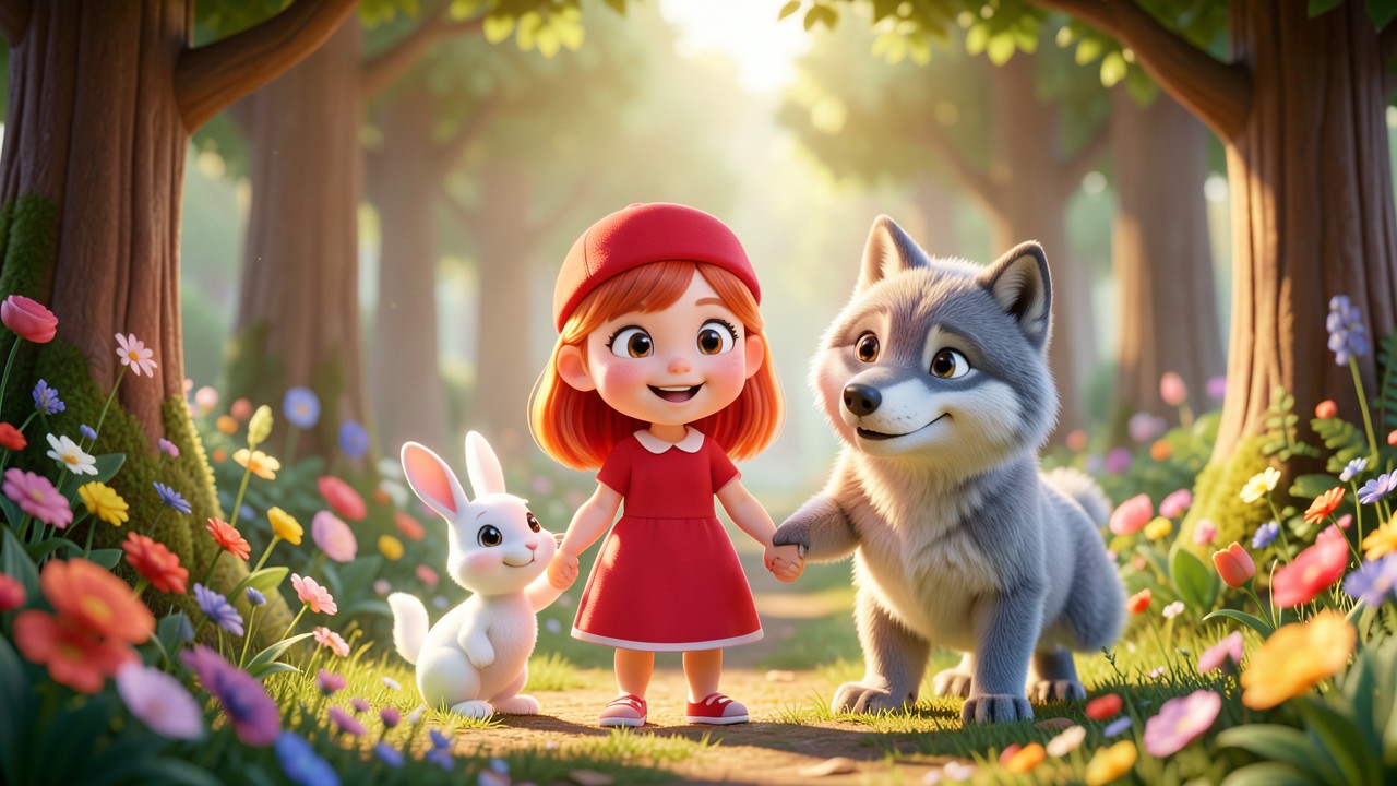 Conto da Chapeuzinho Vermelho: Uma Aventura com Amor e Sabedoria