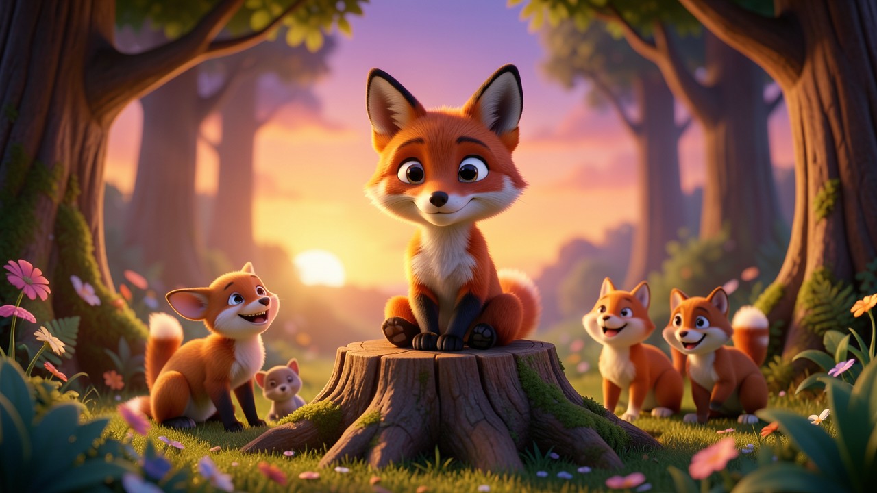 Alte deutsche Märchen: Der Fuchs und das verlorene Lachen