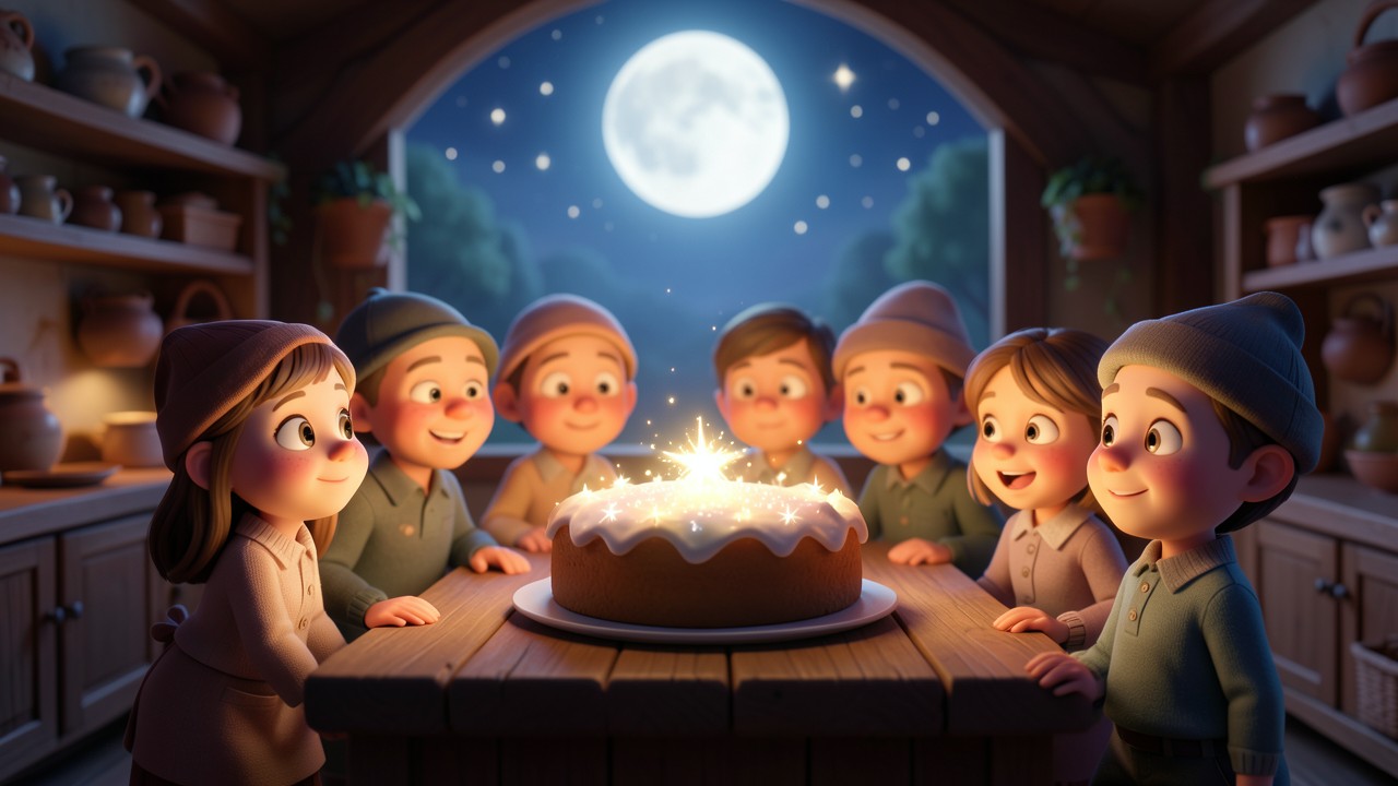 Popular Fairy Tales List: The Moonlight Baker and the Starlight Cake
