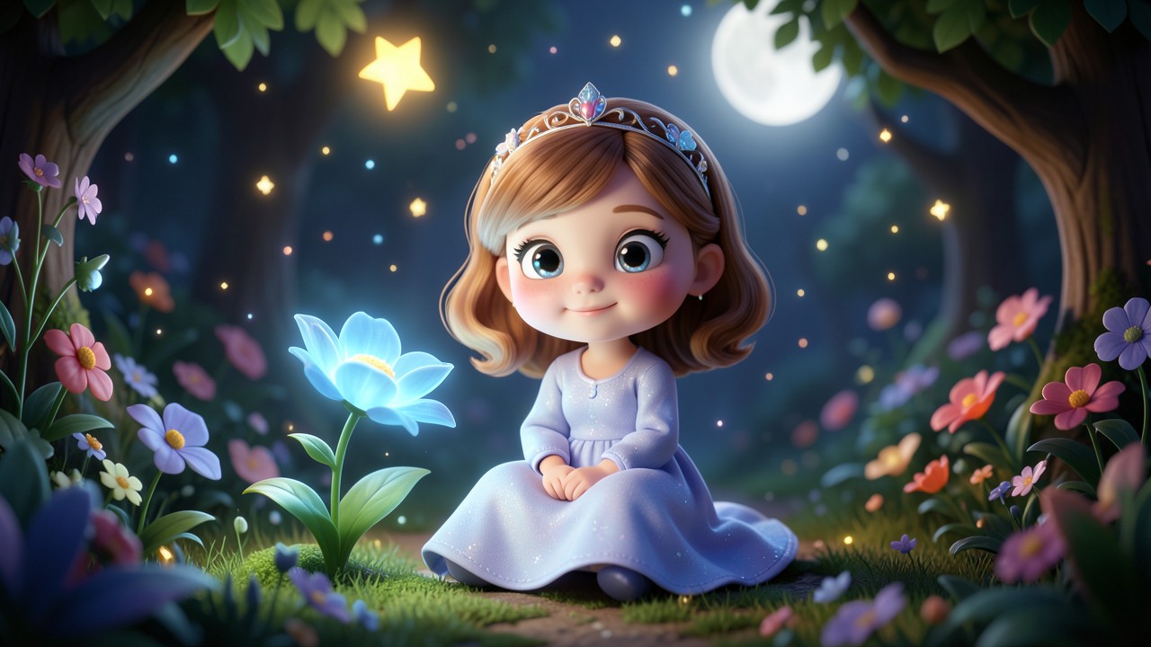 Prinzessin Gute Nacht Geschichte: Das Geheimnis der Sternenblume