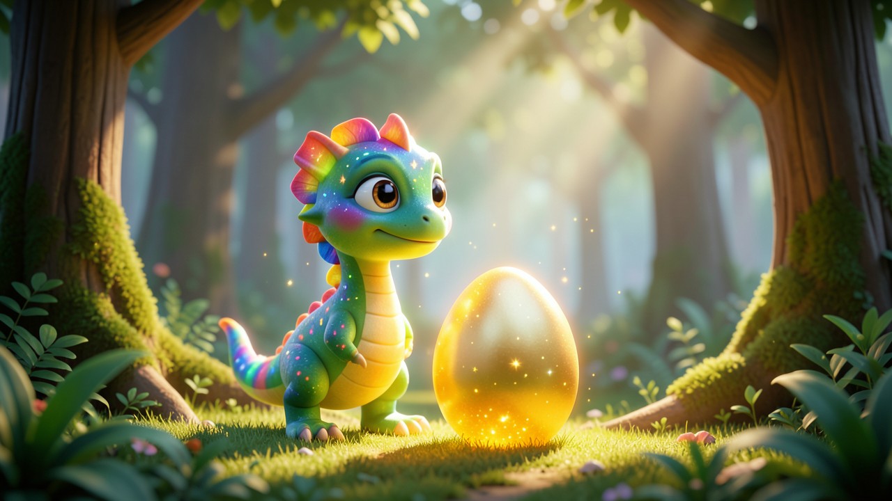 Drachen märchen: Das goldene Ei