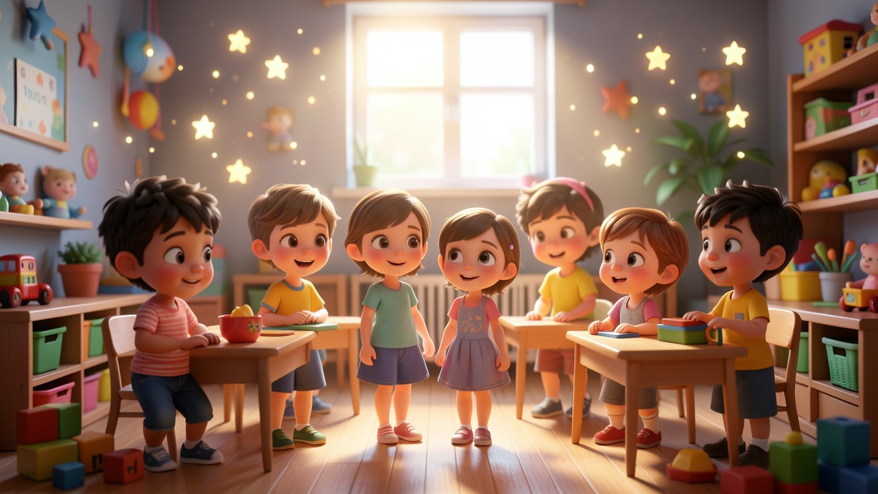 Mitmachgeschichte Licht Kindergarten: Die Suche nach dem verlorenen Stern