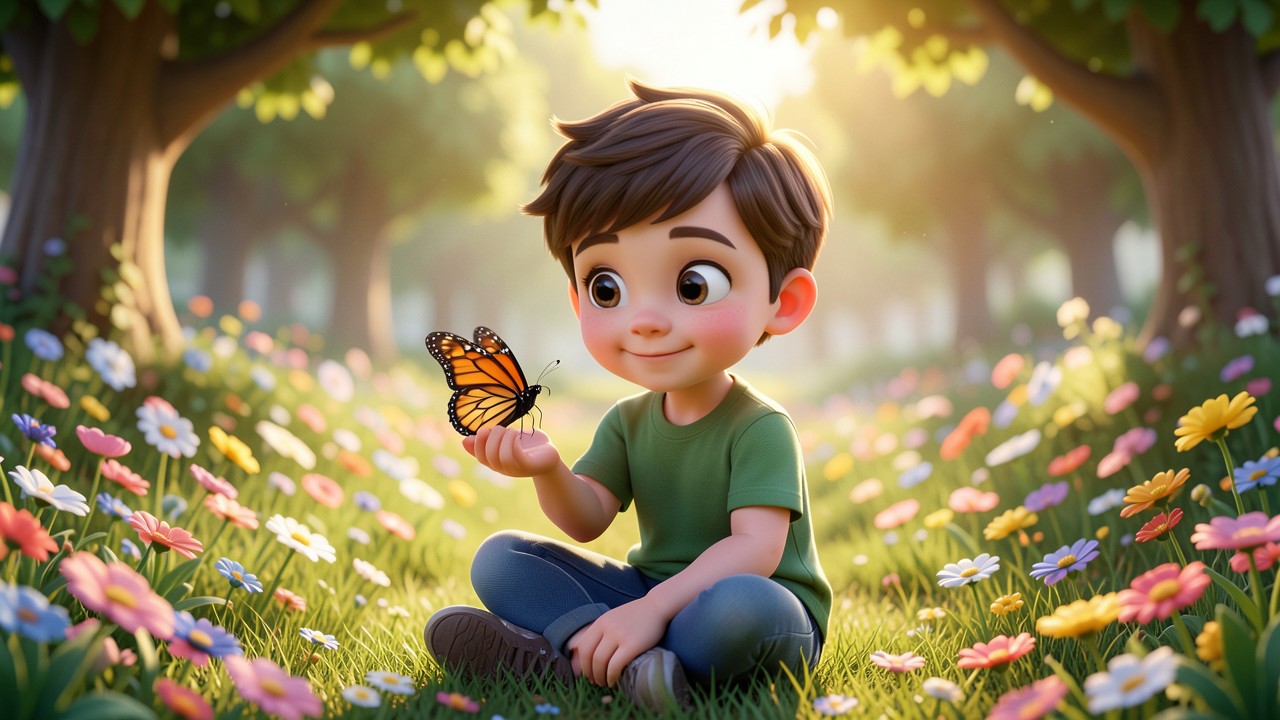 Kurzgeschichten zum Nachdenken: Der Junge und der Schmetterling